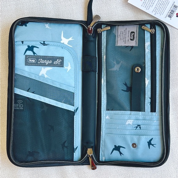 lug Bags Lug Tango Se Travel Rfid Wallet Rainbow Black Nwt Poshmark